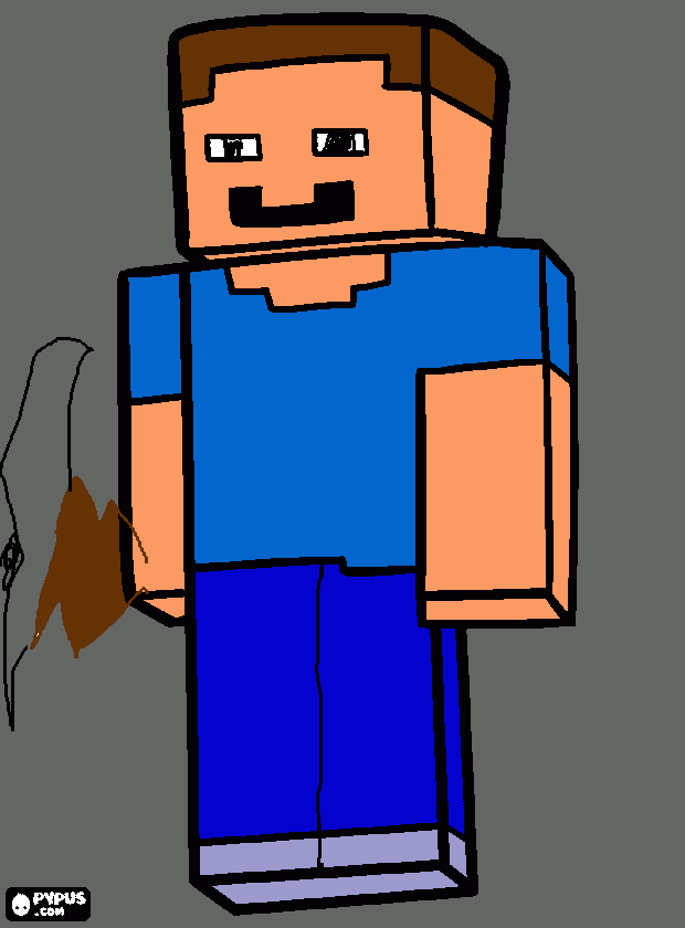 minero mike para colorear