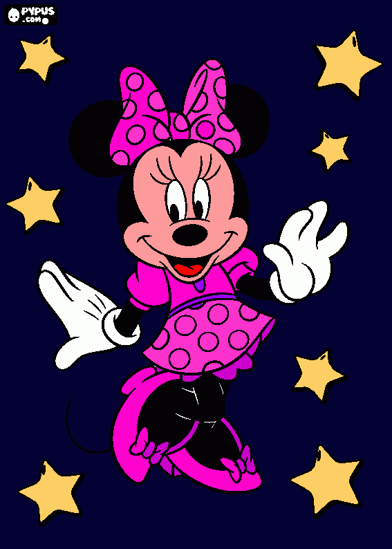 mini mahus para colorear
