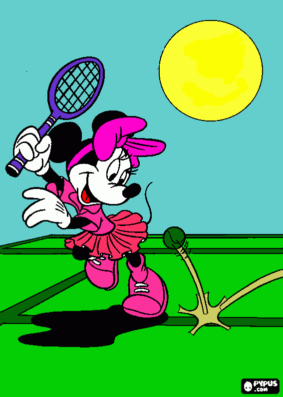 minie y mikeyy para colorear
