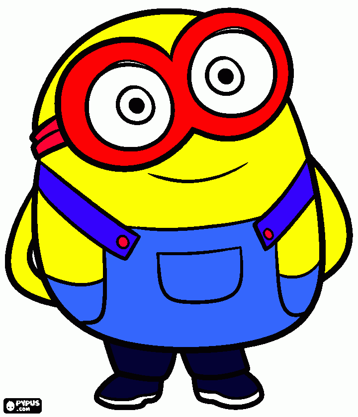 MINIOS BOB  para colorear