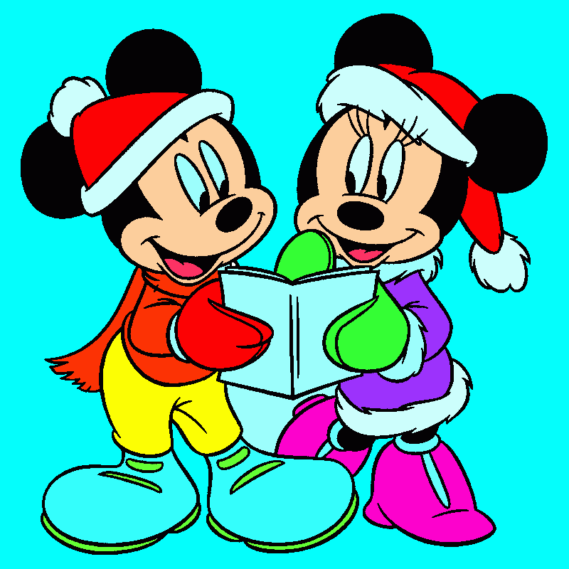 miqui  y  mimi para colorear