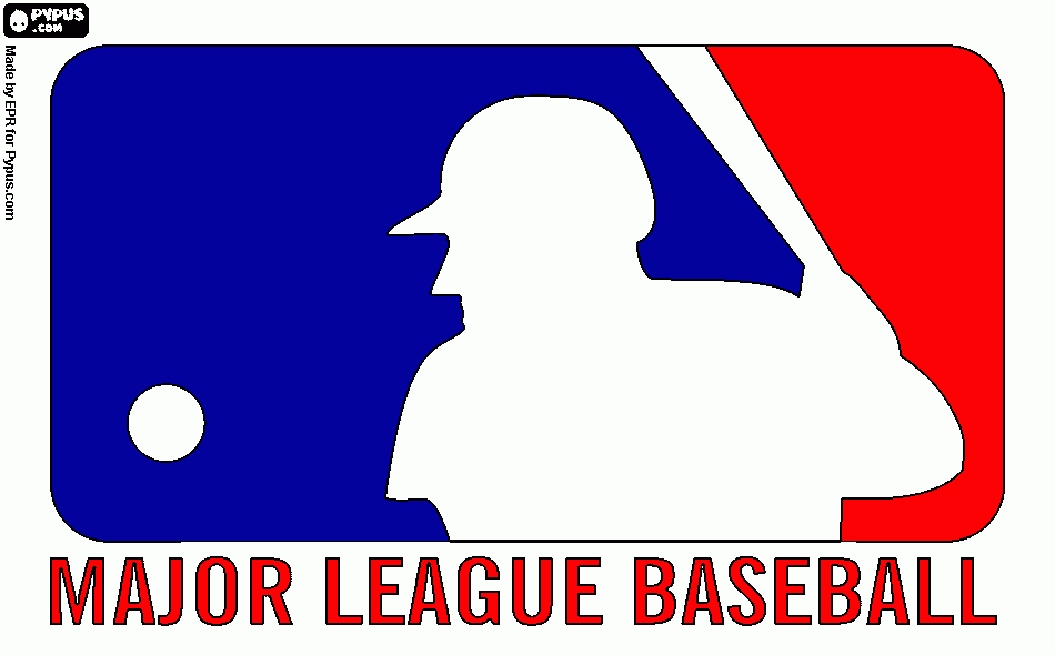MLB para colorear