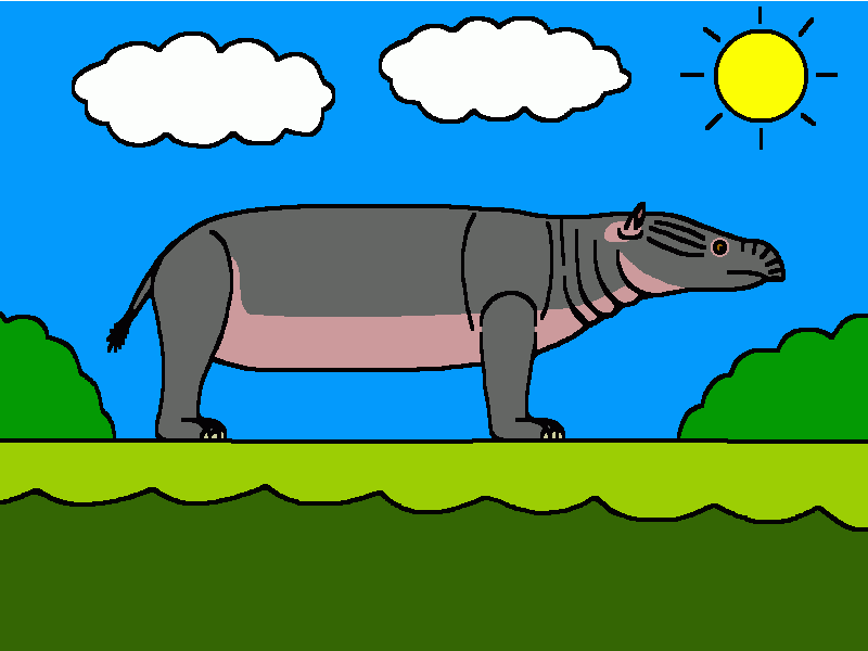moeritherium para colorear