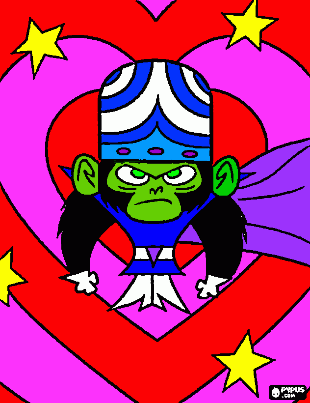 Mojo jo jo para colorear