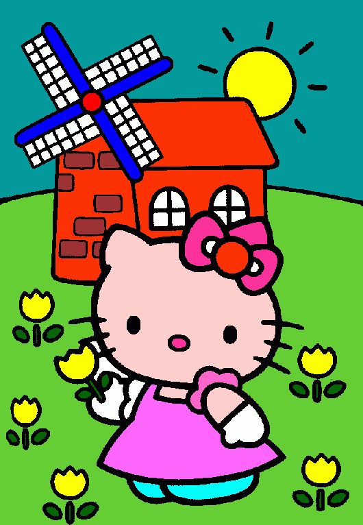 molino para colorear
