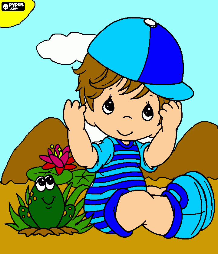 momentos felices para colorear