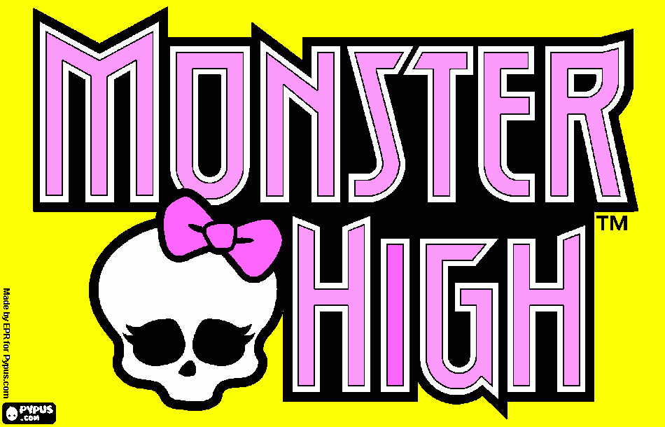  mons    ter    high para colorear