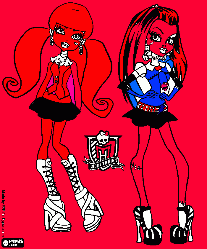 monster hit para colorear