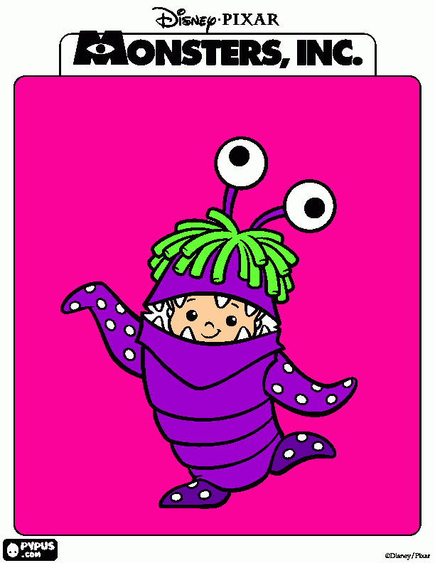 monster inc. para colorear