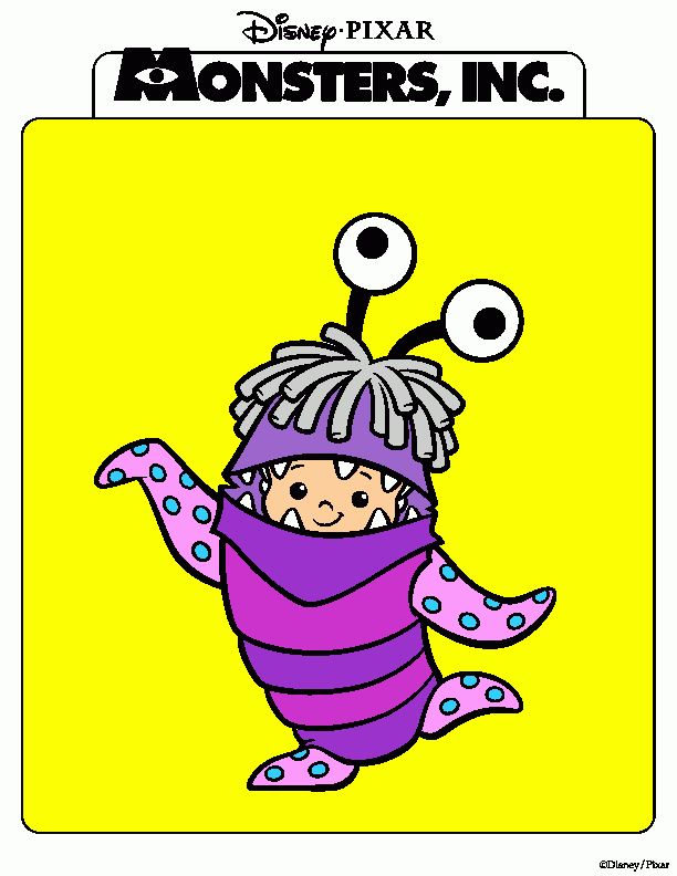 monster,inc. para colorear