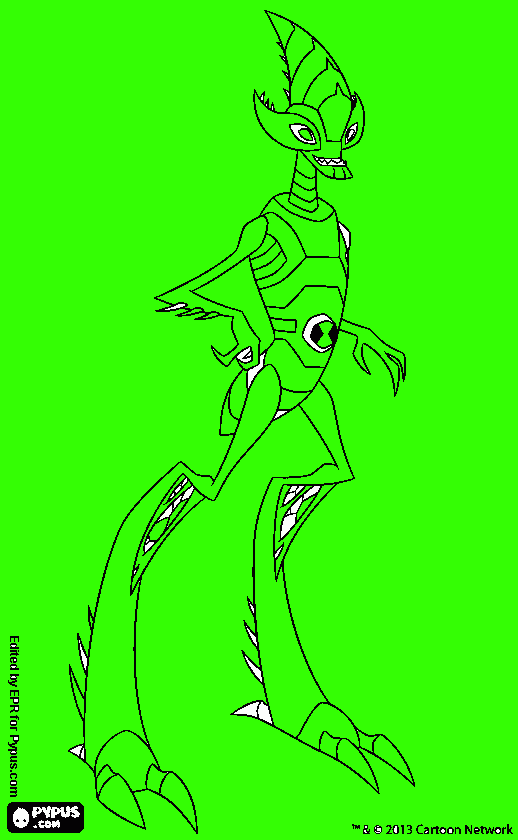 monstru para colorear