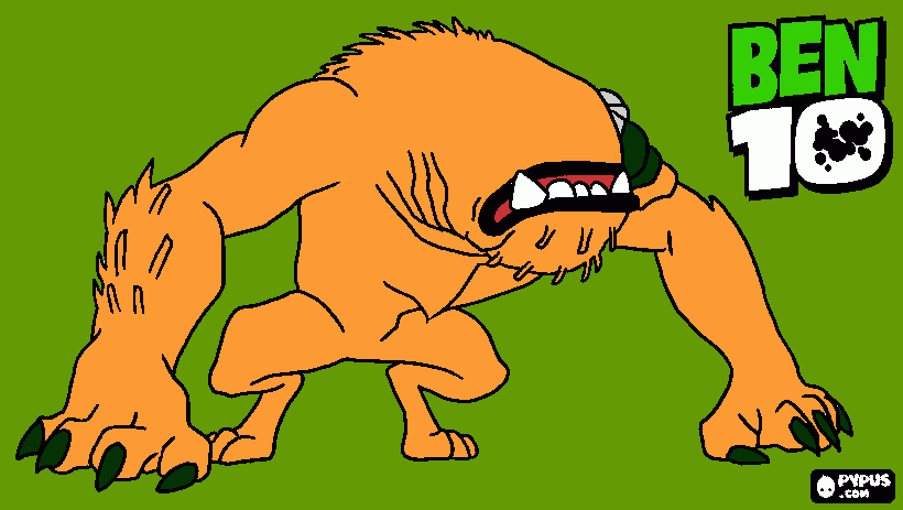 monstruo para colorear
