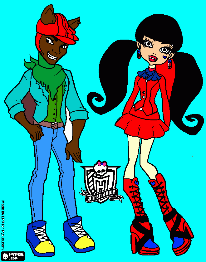 monter haih para colorear