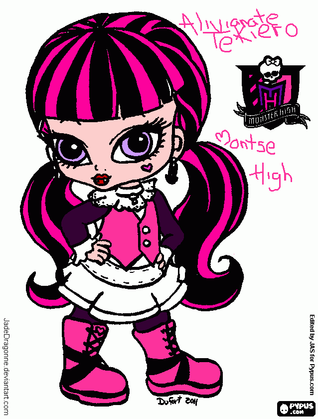 Montse High para colorear
