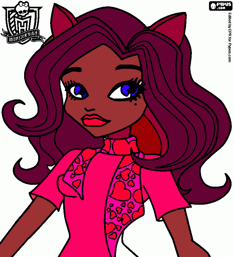 mosterjay claudin para colorear