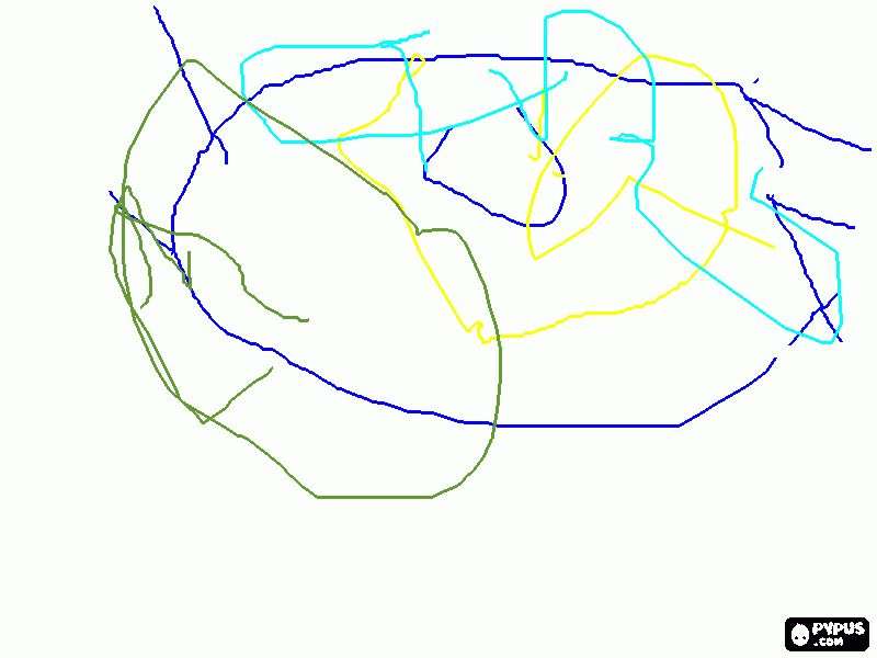 muatrito para colorear