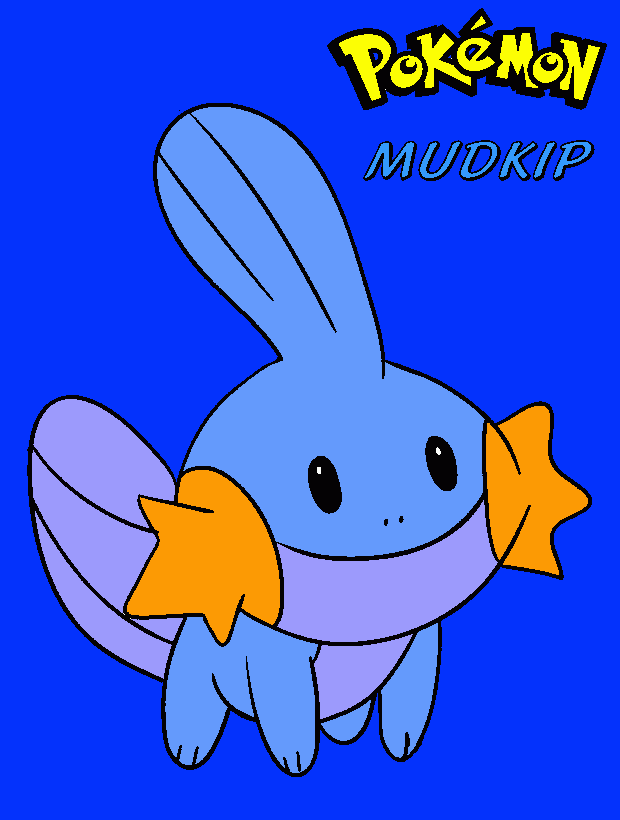 Mudkip para colorear