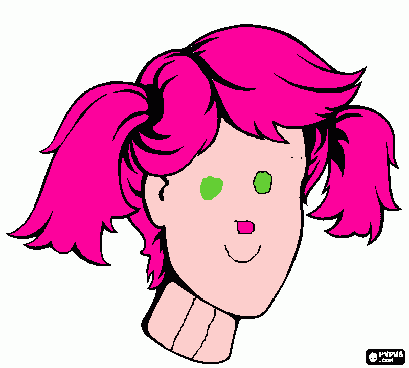 Muñeca para colorear