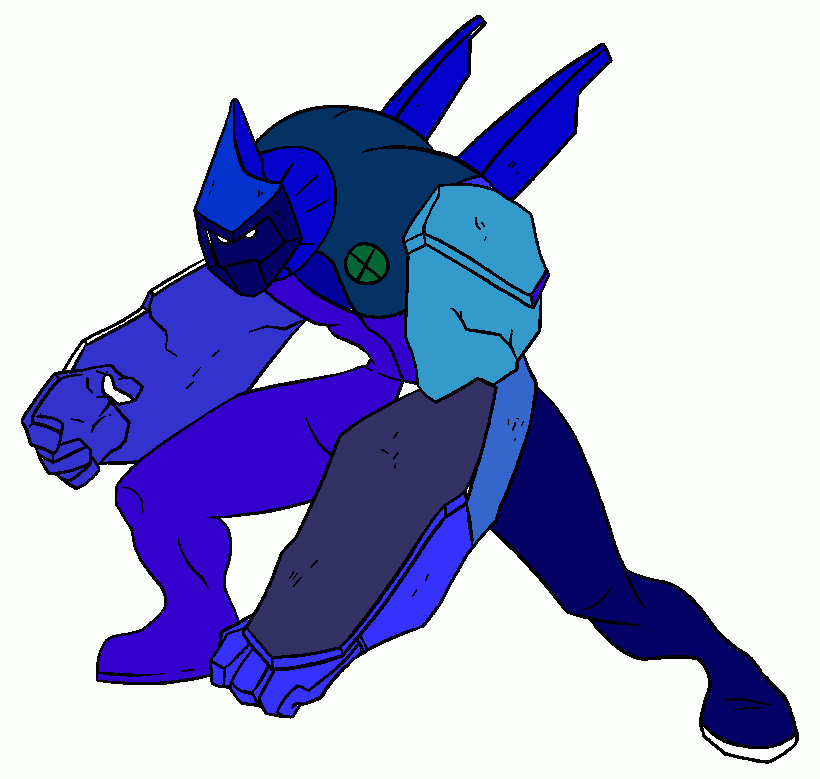 muñeco de hielo de ben 10 fuersa alienigena para colorear