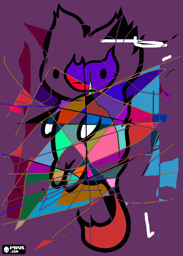 muñeco pintado por ramses bufy para colorear