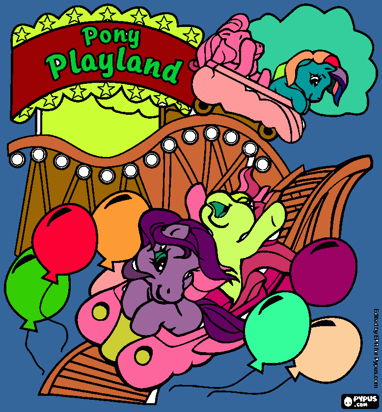 my litlle para colorear