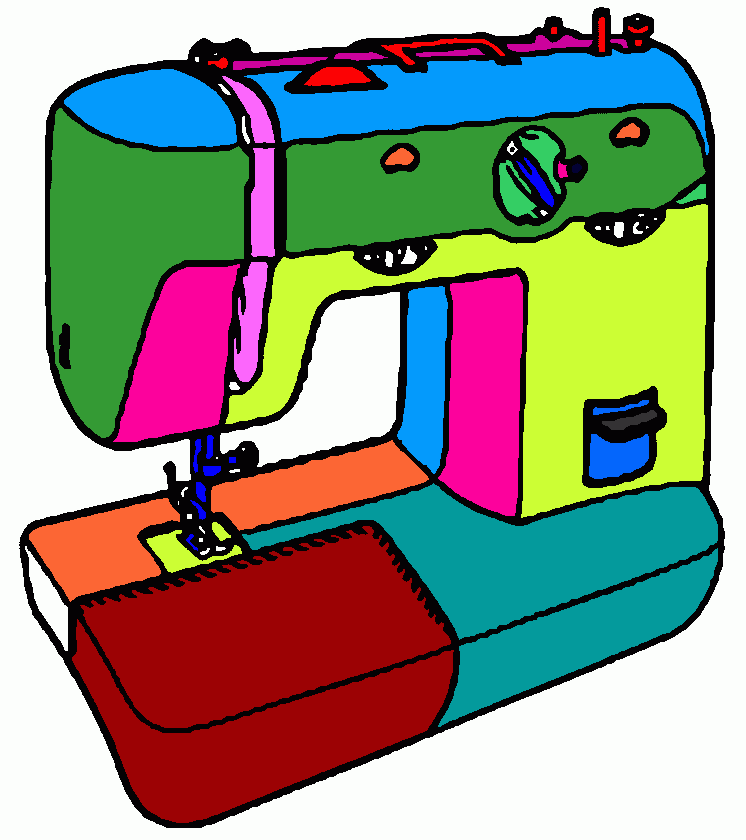 Máquina de coser para colorear