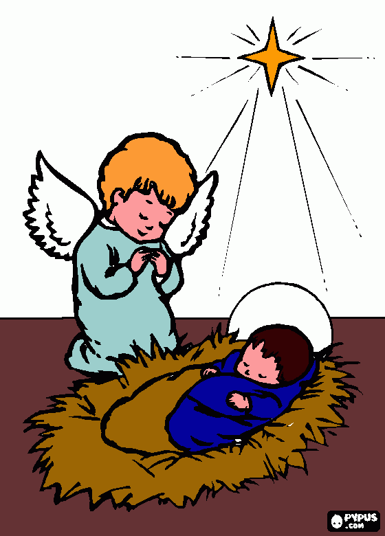NACIMIENTO DE JESUCITO para colorear