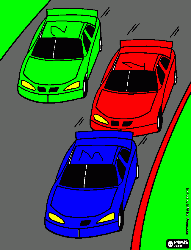 NASCAR SPRING CUP SERIES para colorear