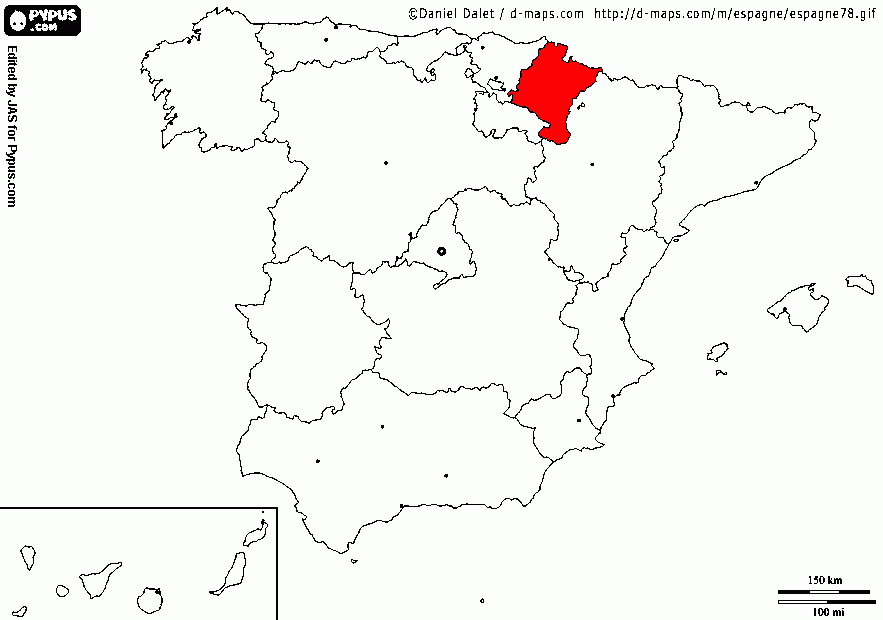 navarra para colorear