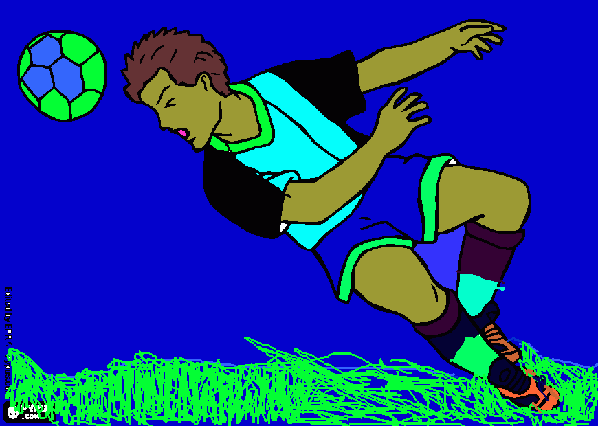 neymar jr para colorear