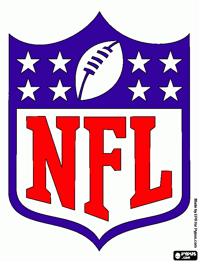 nfl para colorear