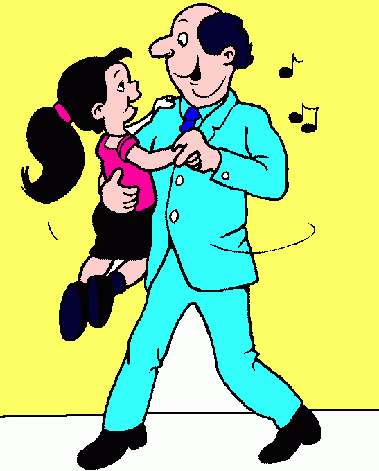 nieta y abuelo para colorear