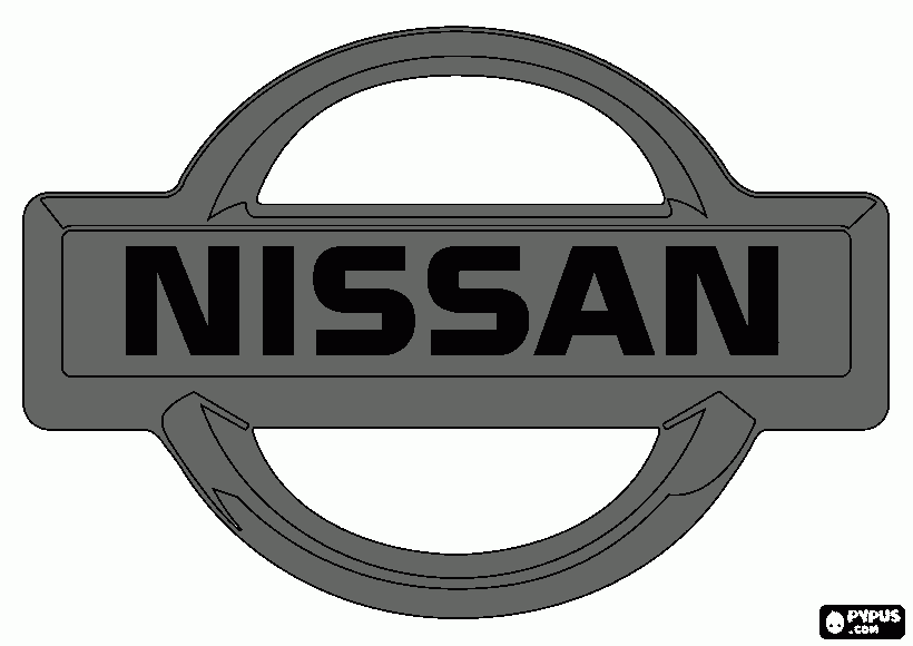nissan para colorear
