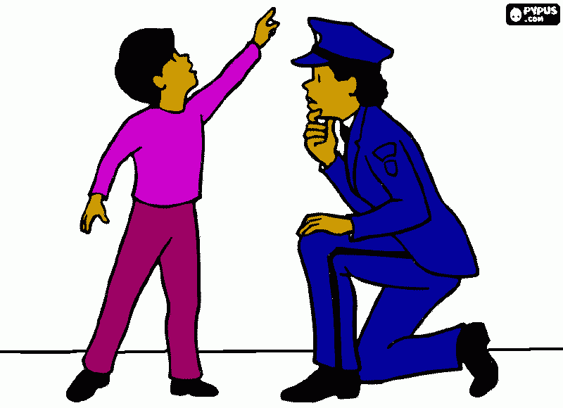 niño y chepa para colorear