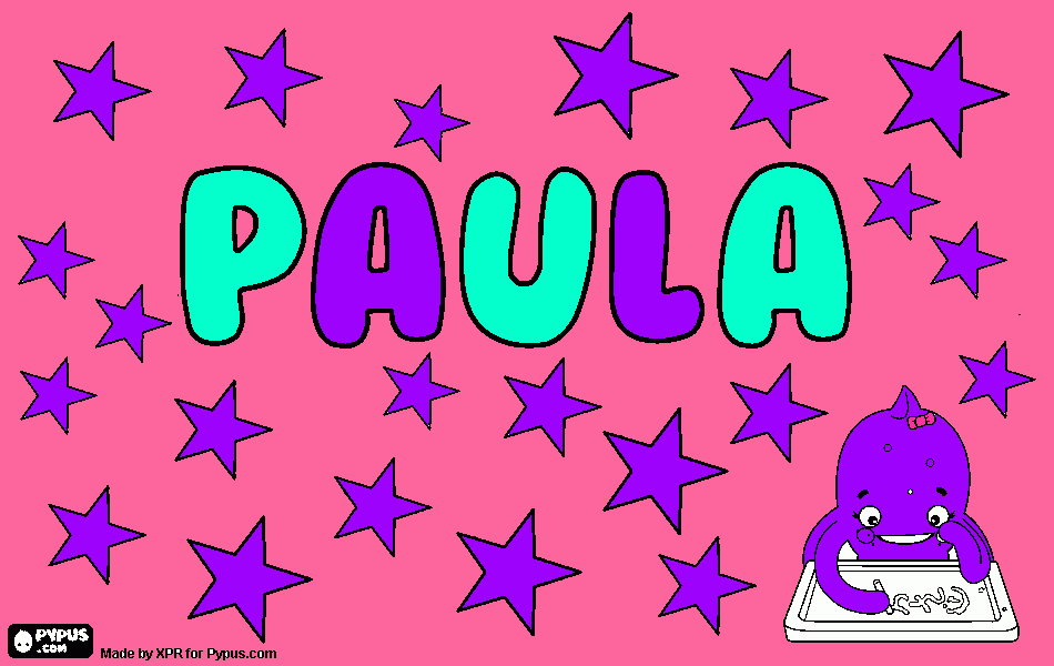 nombre de mi hermana para colorear