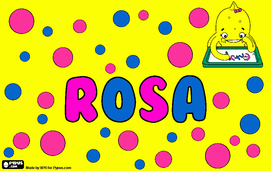 nombre de mujer para colorear