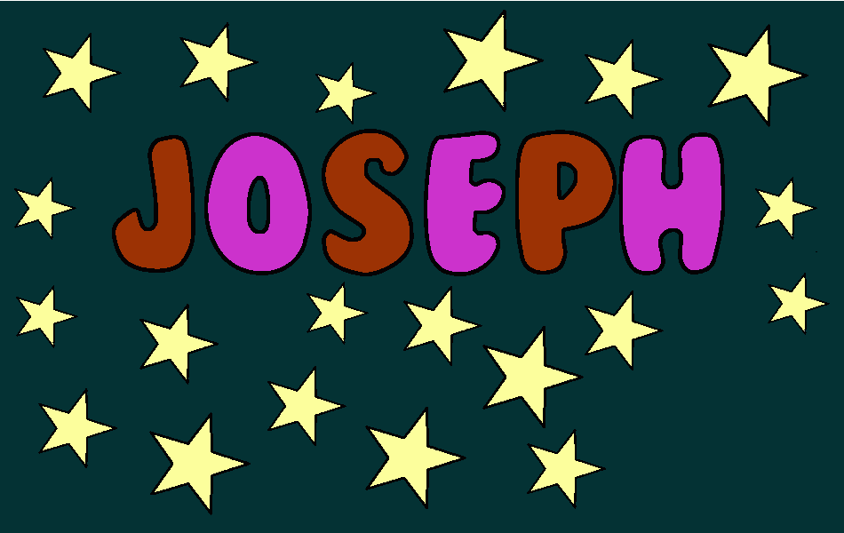 Nombre Joseph para colorear