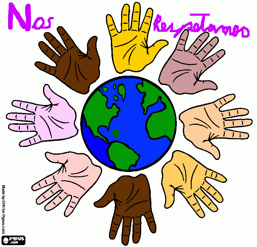 Nos respetamos para colorear