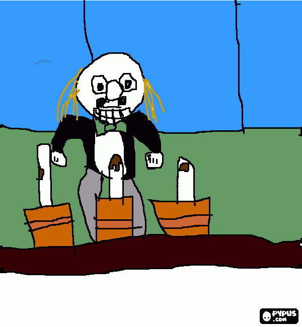 noseybonk plantando para colorear