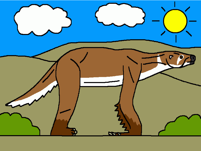 nothrotheriops para colorear