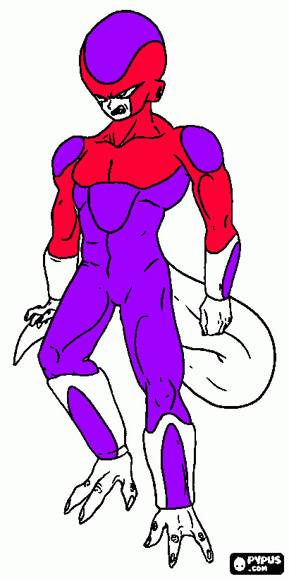 nuevo freeza para colorear