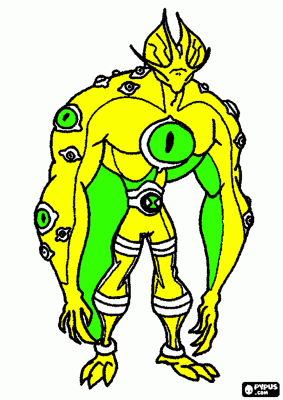 ojojote para colorear