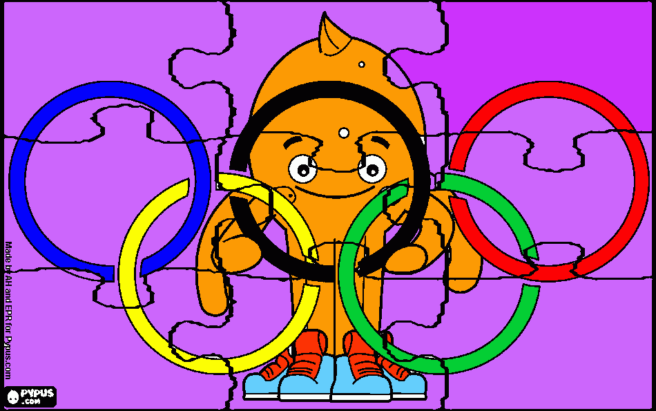 olimp para colorear