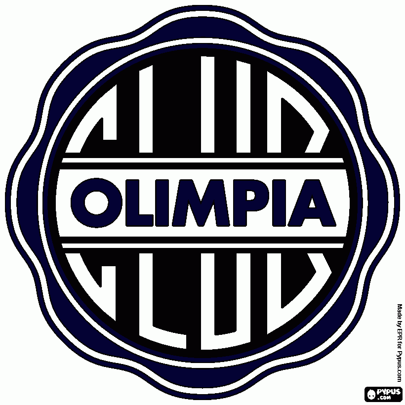 OLIMPIA TE AMO para colorear