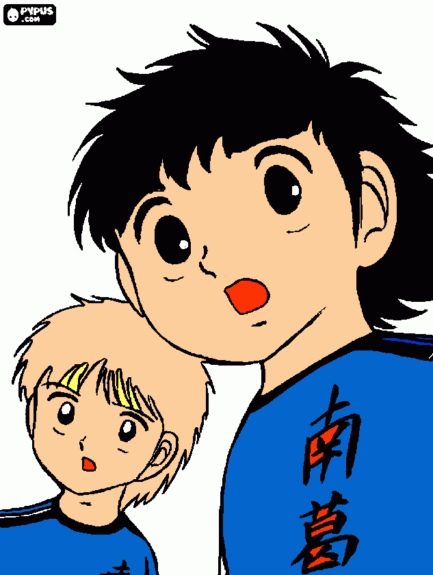 oliver aton y tom beiker para colorear