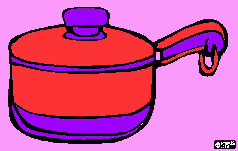 ollla para colorear