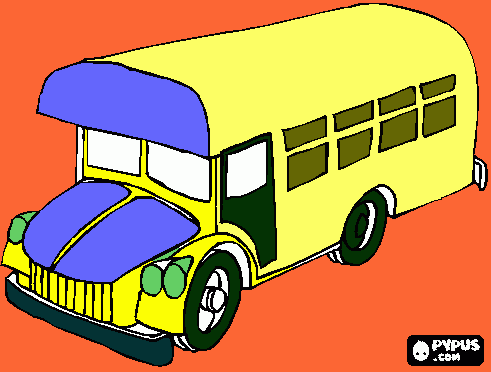 omnibus para colorear