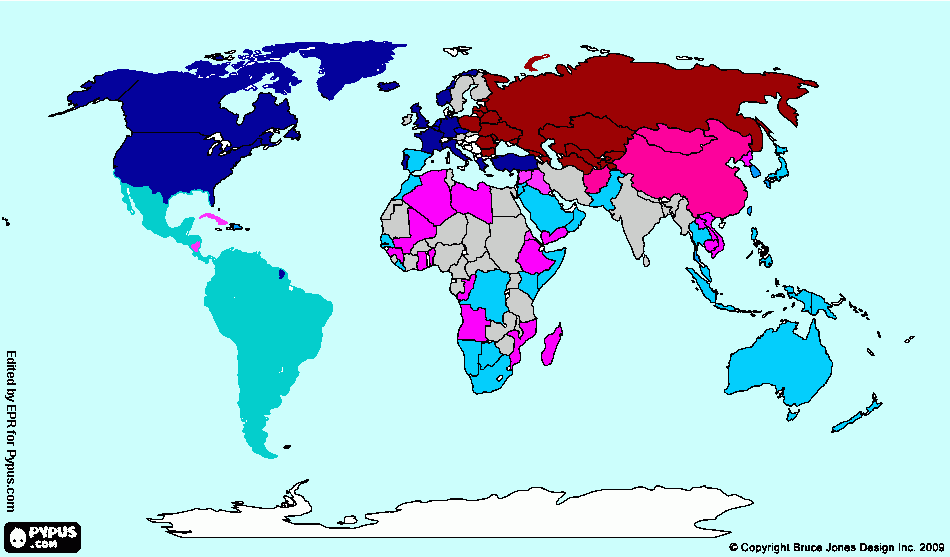 Orden geopolitico. para colorear