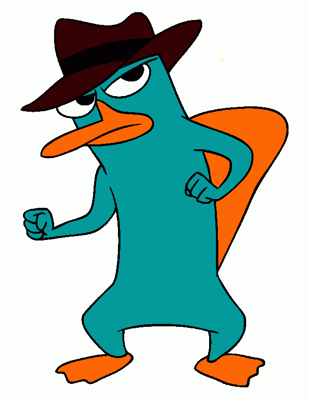 ornitorrinco para colorear