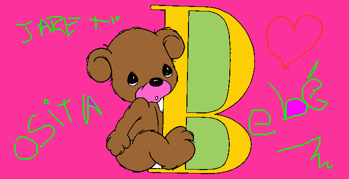 osita bebe para colorear